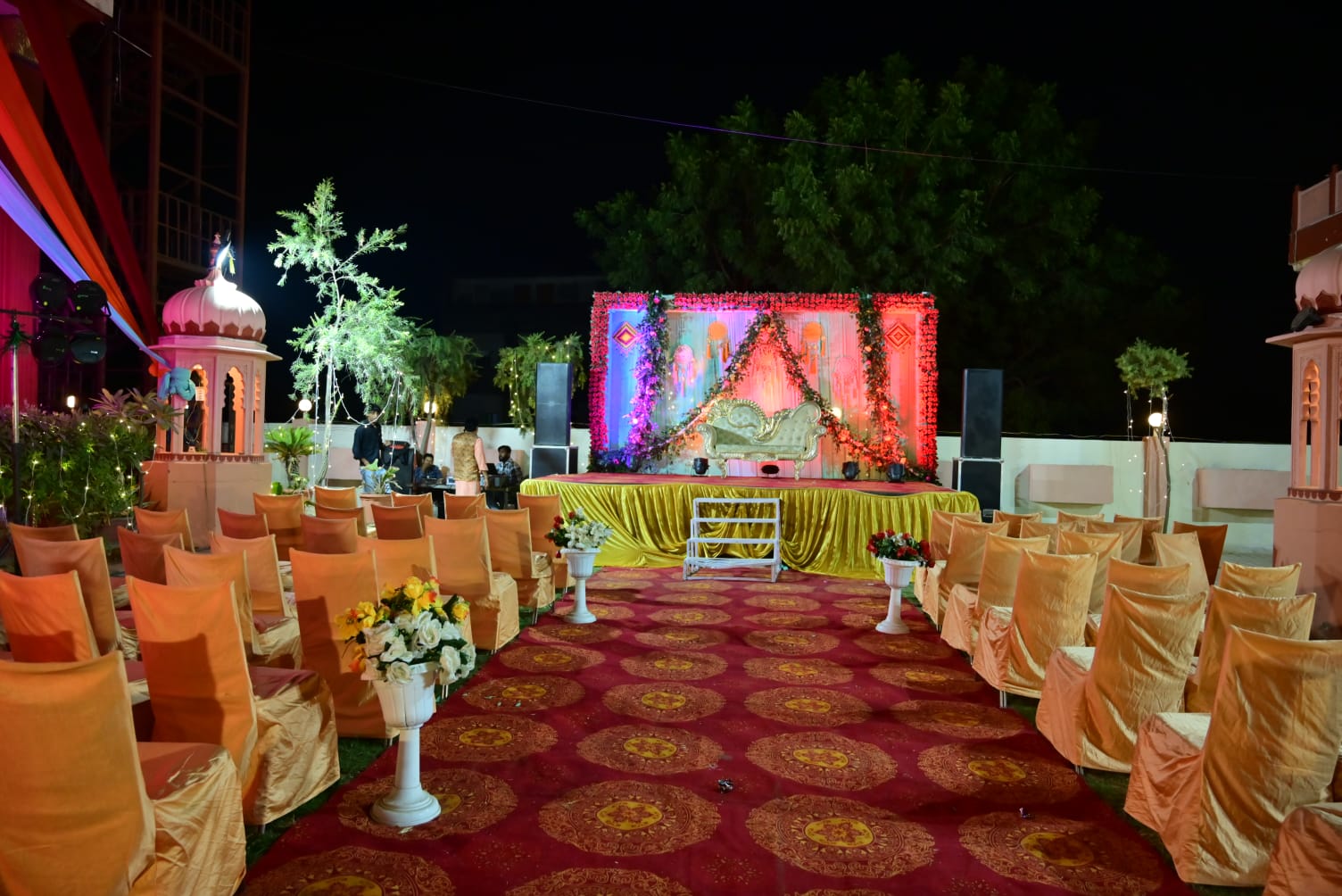 The Grand Mandap Setup